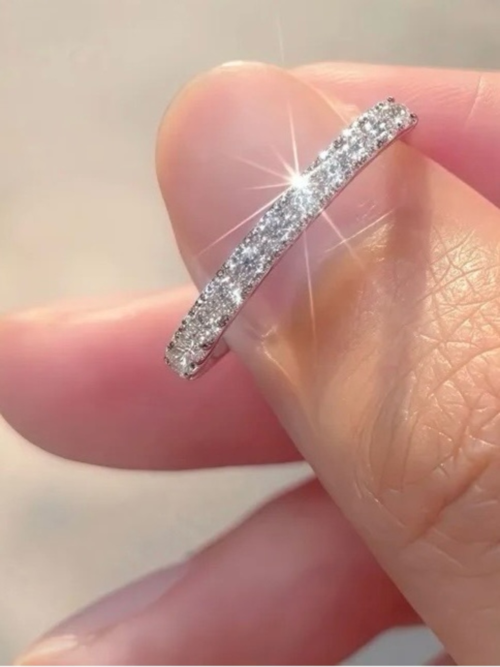 Moissanite 2.5 ctw Eternity Band Ring